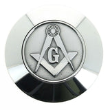 Silver Plated Masonic Square & Compass w/ Carbon Fiber Shaft Military Walking Canes - Tophatter Daily Deals