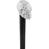 French Chrome Skull Handle Sword Stick: Carbon Fiber Shaft Skull Walking Canes Dragon Walking Canes - Tophatter Daily Deals