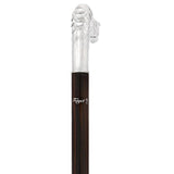 French Dragon Sword Cane: Silver Plated Fritz, Stamina Wood Skull Walking Canes Dragon Walking Canes - Tophatter Daily Deals