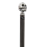 Solid Pewter Skull Handle Walking Cane w/ Carbon Fiber Macassar Ebony Shaft Skull Walking Canes Dragon Walking Canes - Tophatter Daily Deals