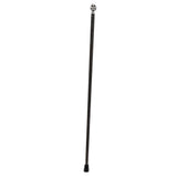 Solid Pewter Skull Handle Walking Cane w/ Carbon Fiber Macassar Ebony Shaft Skull Walking Canes Dragon Walking Canes - Tophatter Daily Deals