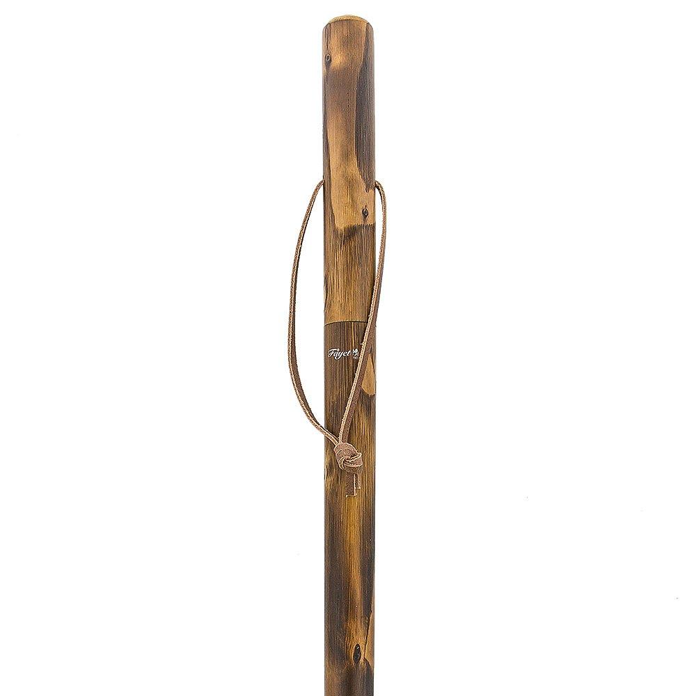 Brown Natural Chestnut Wood Sword-Gadget Hiking Staff w/ Compass Sword Canes - Tophatter Daily Deals