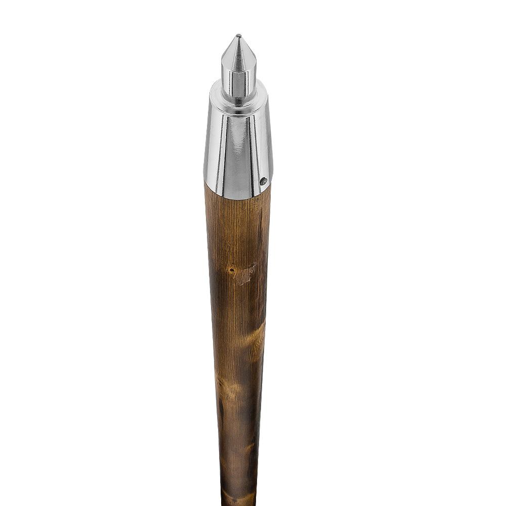 Brown Natural Chestnut Wood Sword-Gadget Hiking Staff w/ Compass Sword Canes - Tophatter Daily Deals