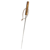 Brown Natural Chestnut Wood Sword-Gadget Hiking Staff w/ Compass Sword Canes - Tophatter Daily Deals