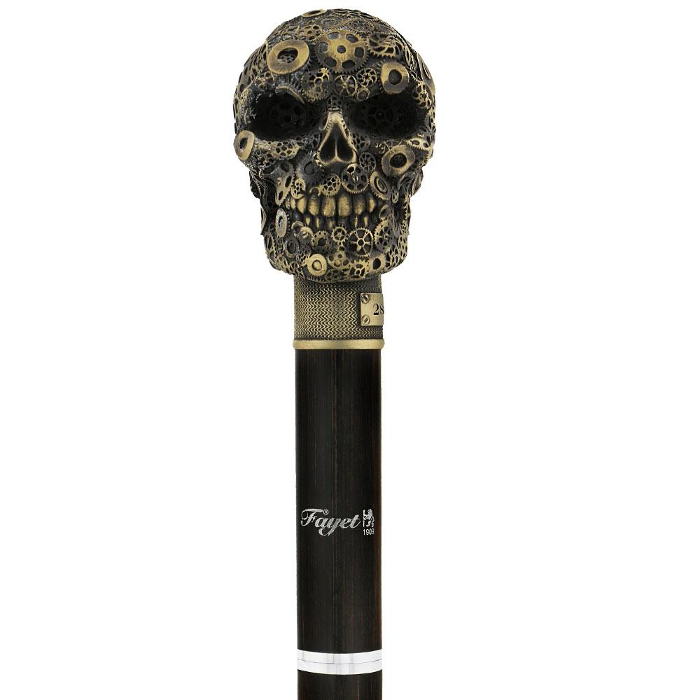 Steampunk Gears & Sword Cane w/ Black Stamina Wood Shaft (Designed by 2 Saints in Paris) Sword Canes - Tophatter Daily Deals