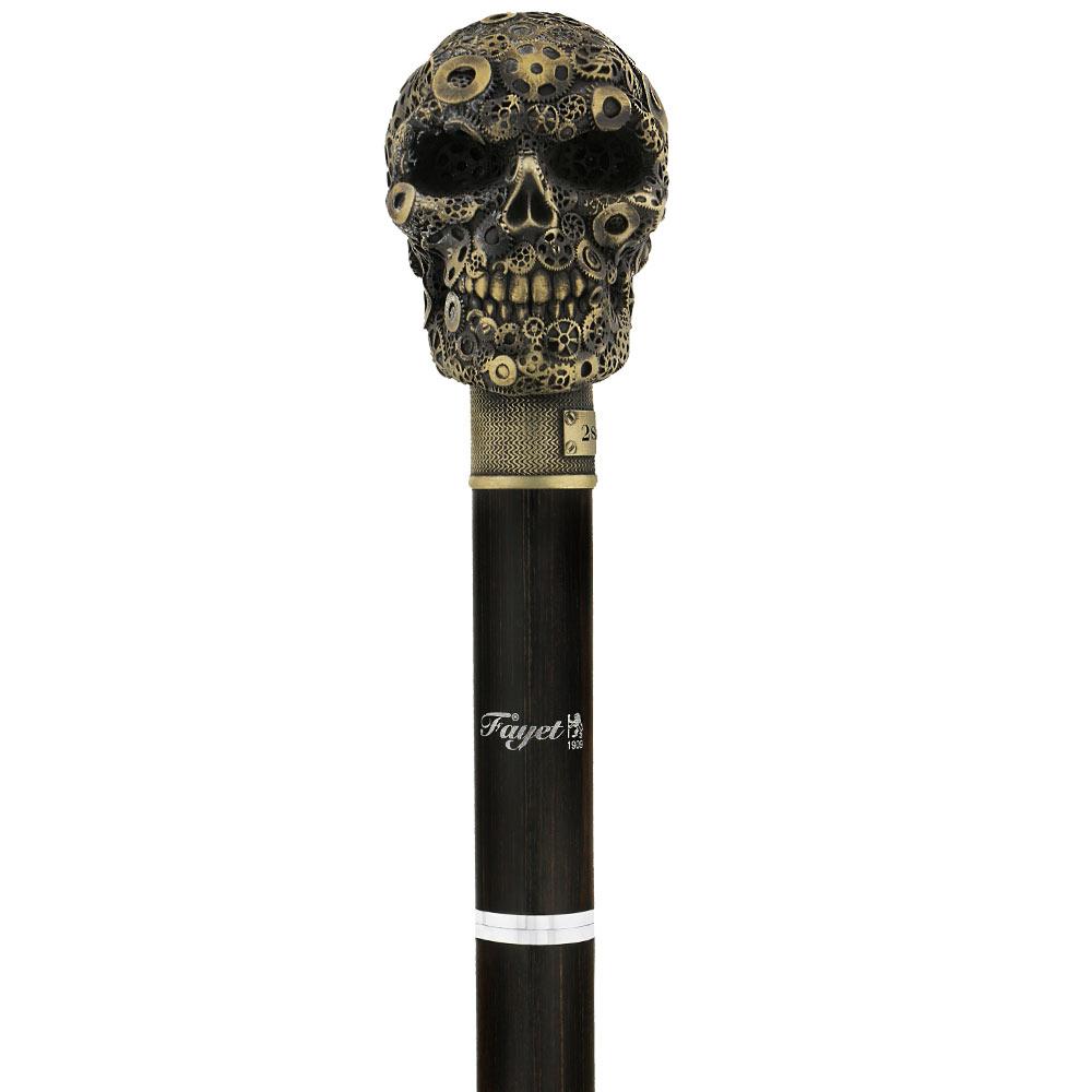 Steampunk Gears & Sword Cane w/ Black Stamina Wood Shaft (Designed by 2 Saints in Paris) Sword Canes - Tophatter Daily Deals
