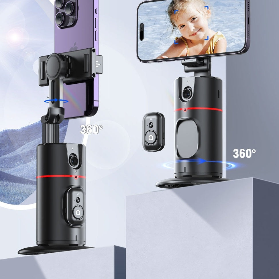 360 Degree Intelligent AI Facial Recognition Tracking And Tracking Stabilizer 0 - Tophatter Daily Deals