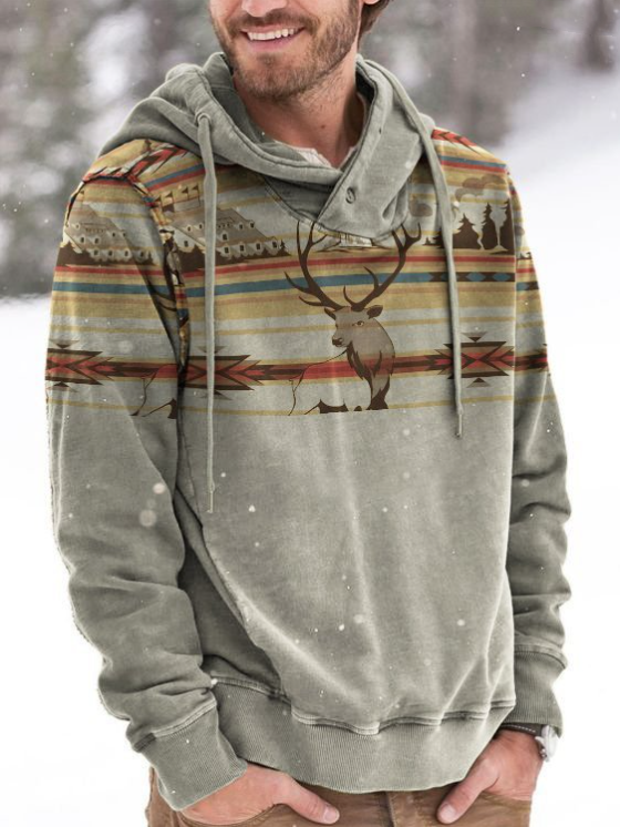 3D Hoodie Casual Men's Sweatshirt 0 - Tophatter Daily Deals