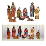 Traditional Nativity Set With 9 Detailed Figurines Nativity Set - Tophatter Daily Deals