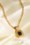 18K Gold Plated Inlaid Rhinestone Pendant Necklace Necklaces - Tophatter Daily Deals