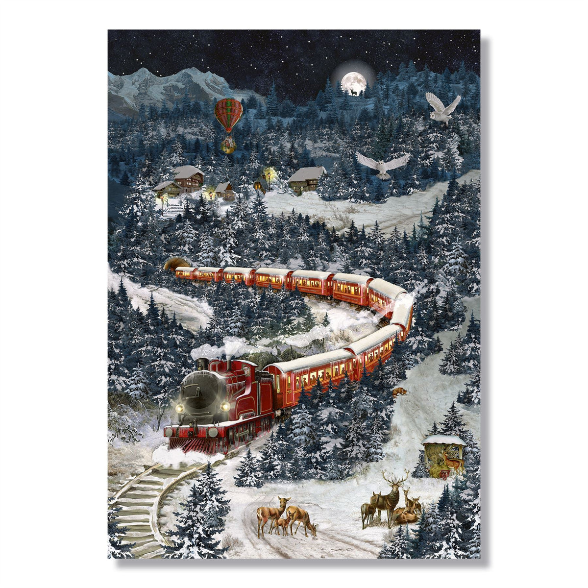 Magical Christmas Express A4 Christmas Advent Calendar | Picture Advent Calendar Advent Calendar - Tophatter Daily Deals