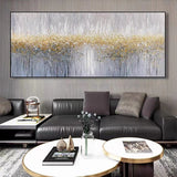 Abstract Foil Artwork Modern Decor Oil Painting On Canvas Lanscaple Pure Hand-painted Pictures Unframed 0 - Tophatter Daily Deals