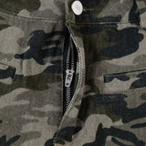 American Retro Camouflage Bell-bottom Pants Men 0 - Tophatter Daily Deals