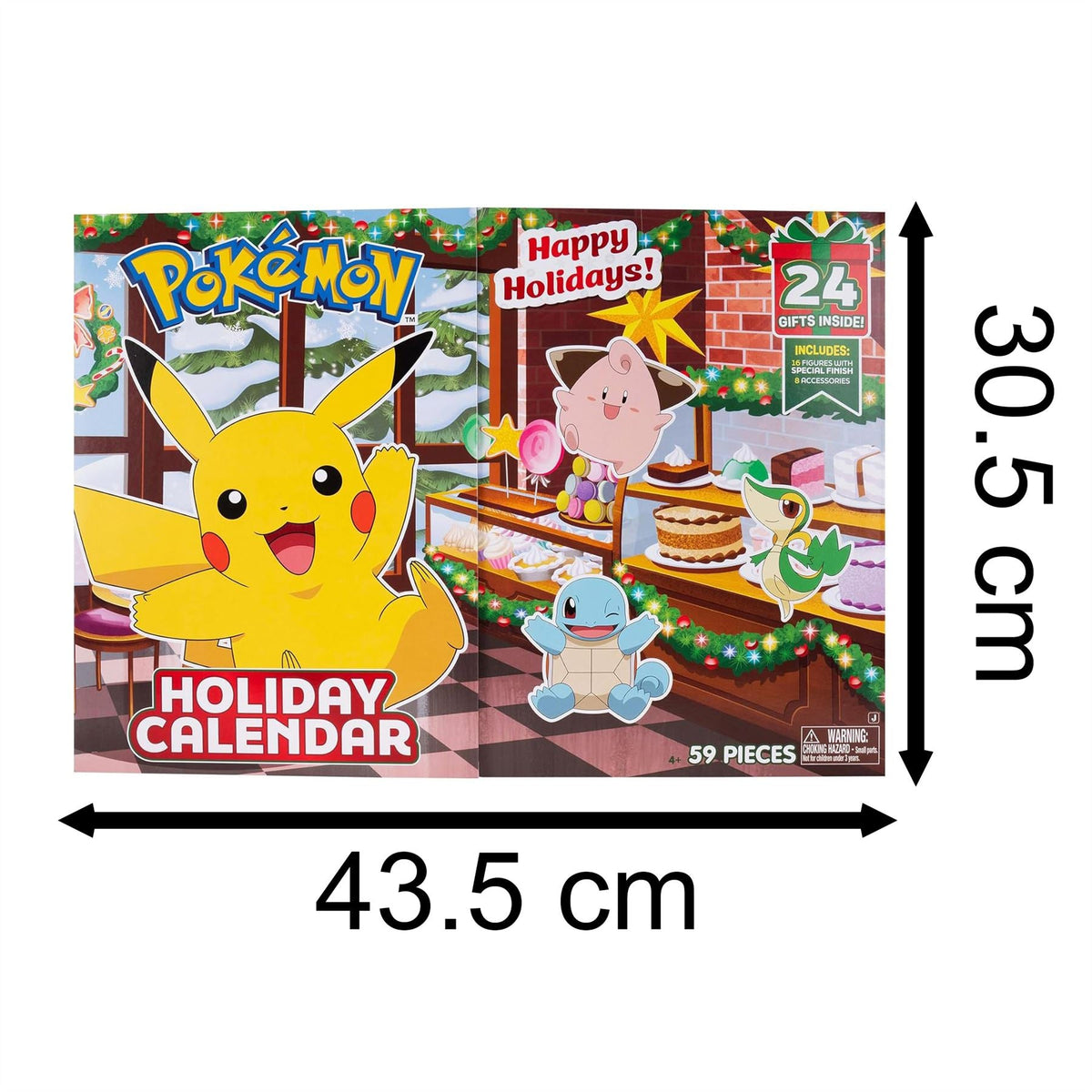 Pokemon Christmas Advent Calendar | 24 Days of Festive Figures and Accessories Advent Calendar - Tophatter Daily Deals