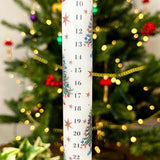 Nostalgic Christmas Tree Advent Candle | Festive Numbered Countdown Candle 23cm Advent Candle - Tophatter Daily Deals
