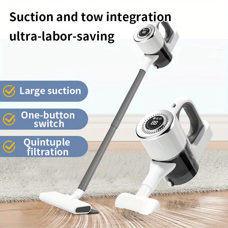 Handheld Stick Vacuum Mop Combo Cleaner Appliances > Vacuum Cleaners > Stick Vacuums - Tophatter Daily Deals