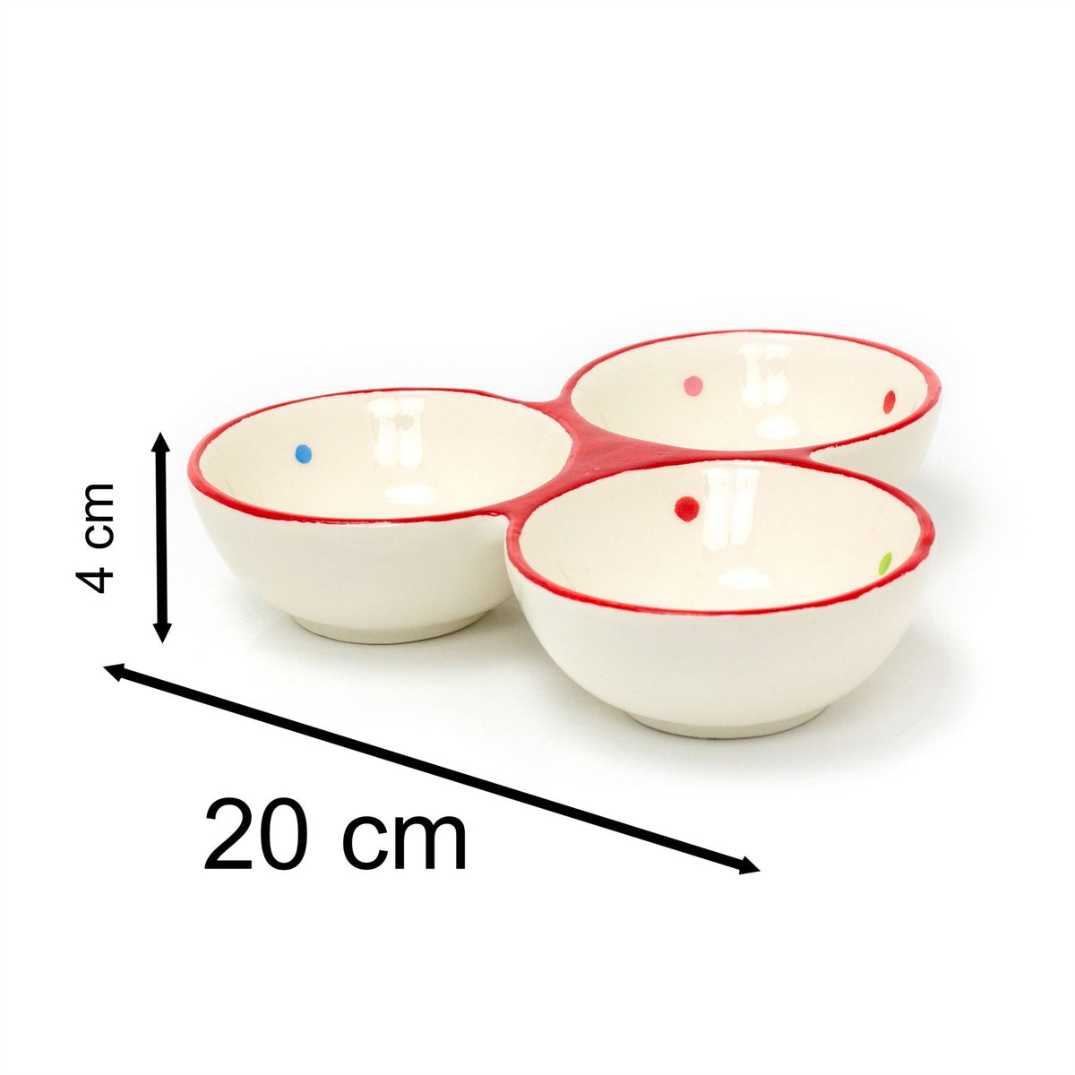 3 Compartment Christmas Gingerbread Serving Platter | Christmas Snack Bowls Plate - Tophatter Daily Deals