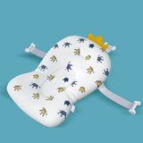 Baby Bath Seat Support Mat Foldable Baby Bath Tub Pad & Chair Newborn Bathtub Pillow Infant Anti-Slip Soft Comfort Body Cushion White crown Standard Model 0 - Tophatter Daily Deals