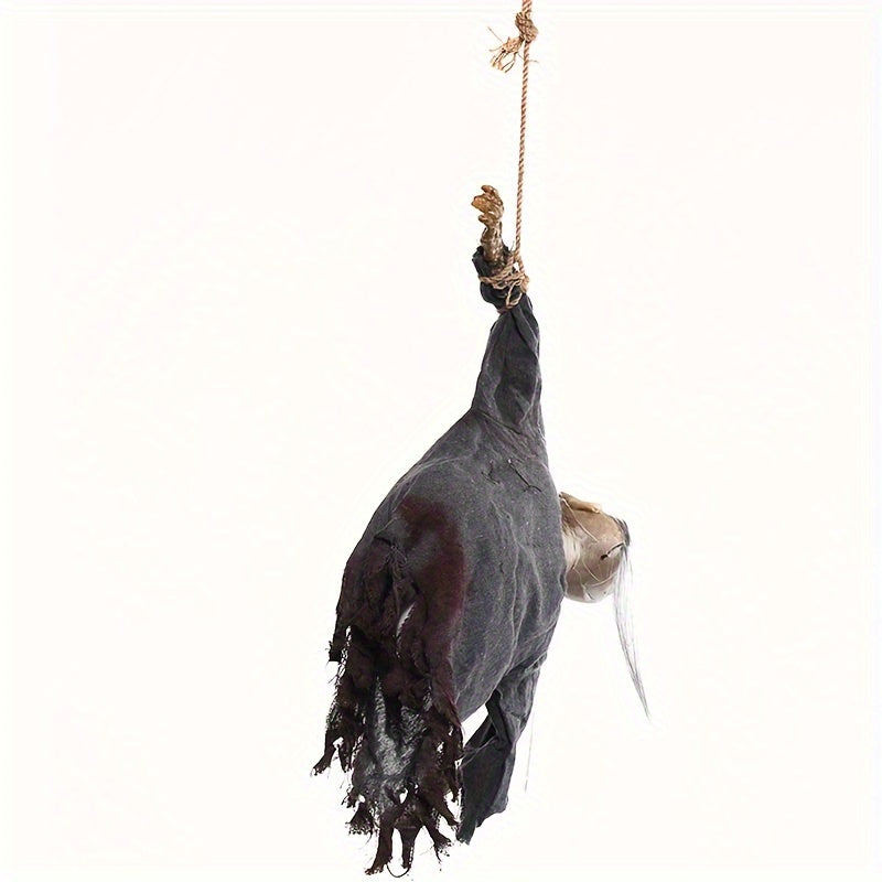 Halloween Hanging Skull Decoration LED with Sound Halloween - Tophatter Daily Deals