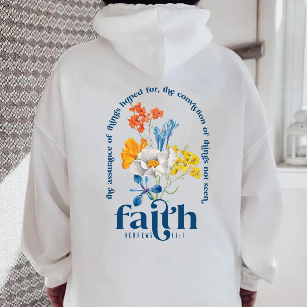 Oversized Women's Hoodie - Relaxed Fit, Polyester, Casual White 3D Changing Face Moving Picture Frame - Tophatter Daily Deals