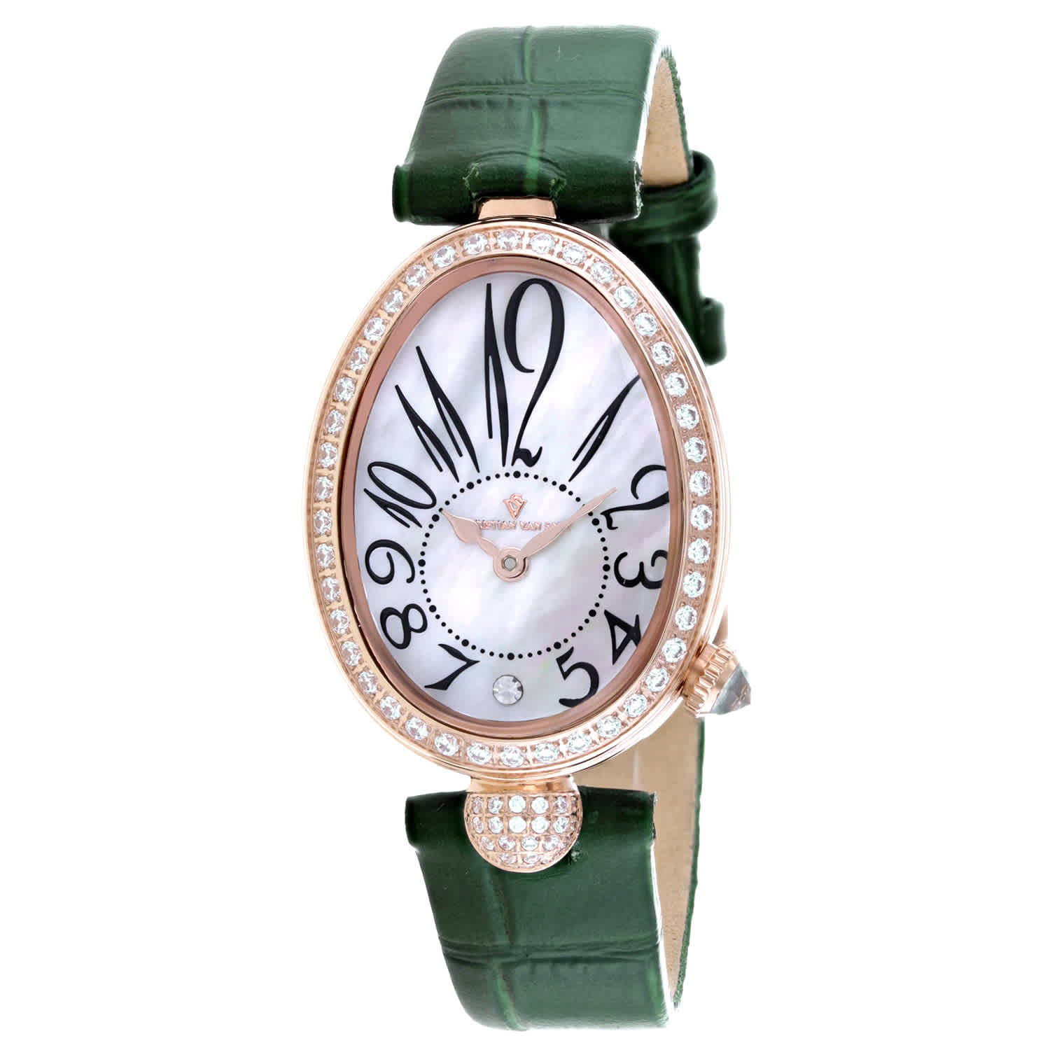 Christian Van Sant Women's Florentine // CV4296 White Watches - Tophatter Daily Deals
