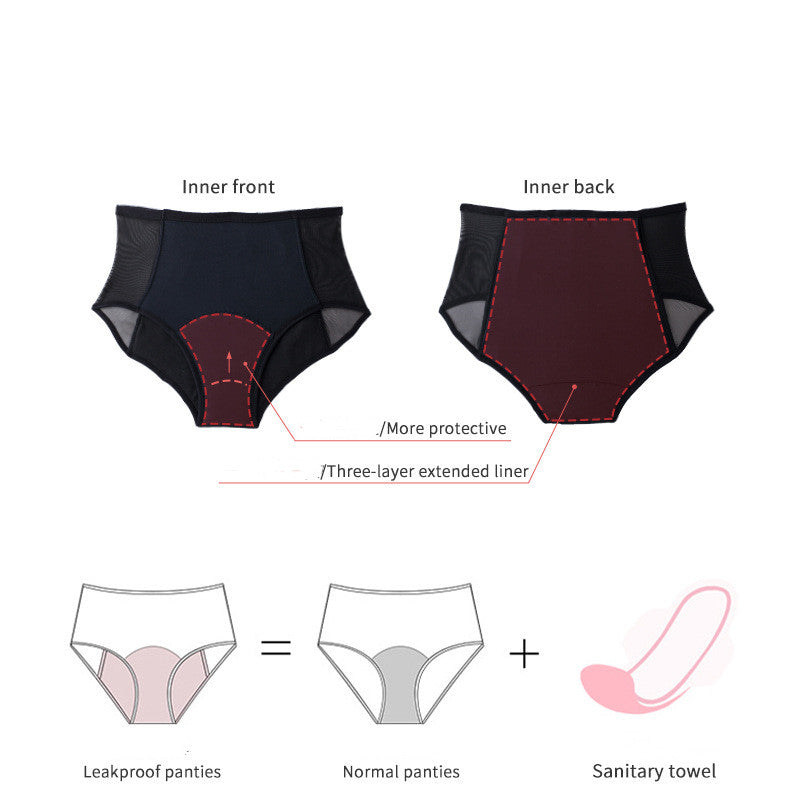 Aunt's High Absorbent Plus Size Menstrual Underwear 0 - Tophatter Daily Deals