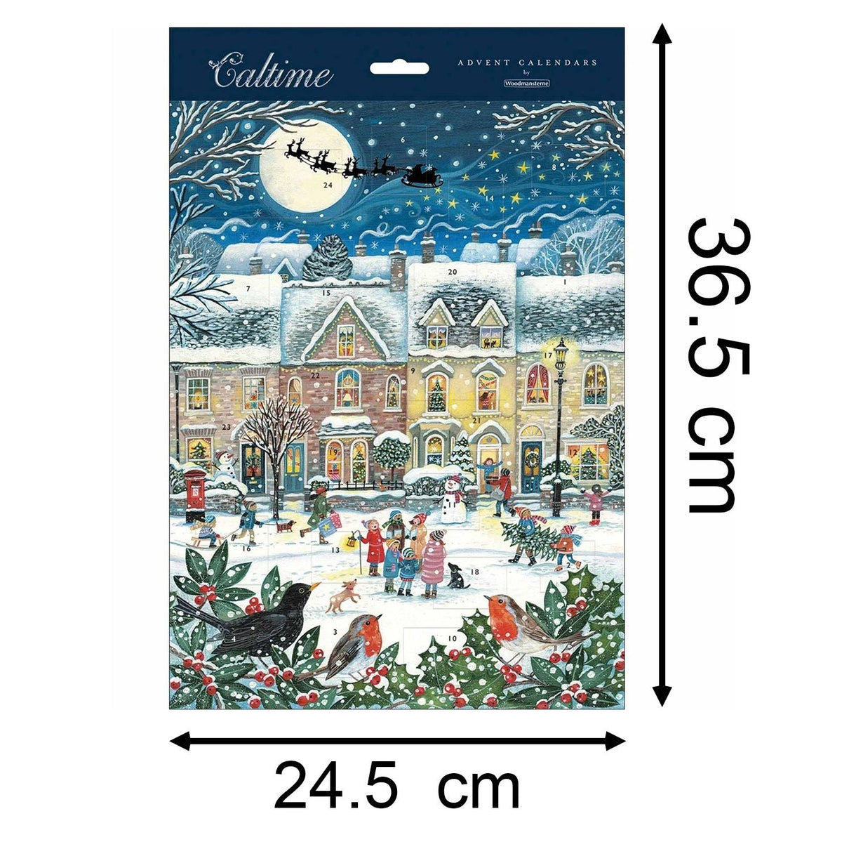 Christmas Carols in the Village Advent Calendar | Christmas Advent Calendar Advent Calendar - Tophatter Daily Deals