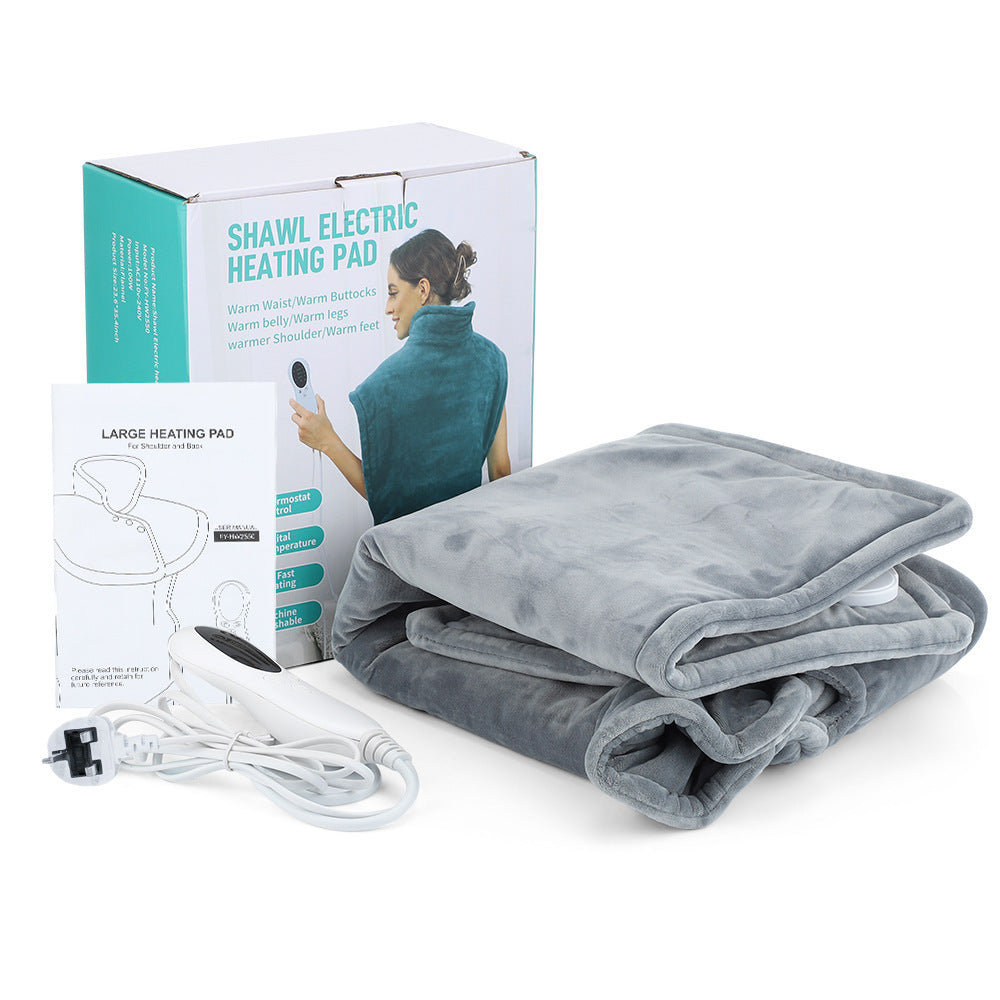 Blanket Heating Mat Winter Electric Shawl 0 - Tophatter Daily Deals