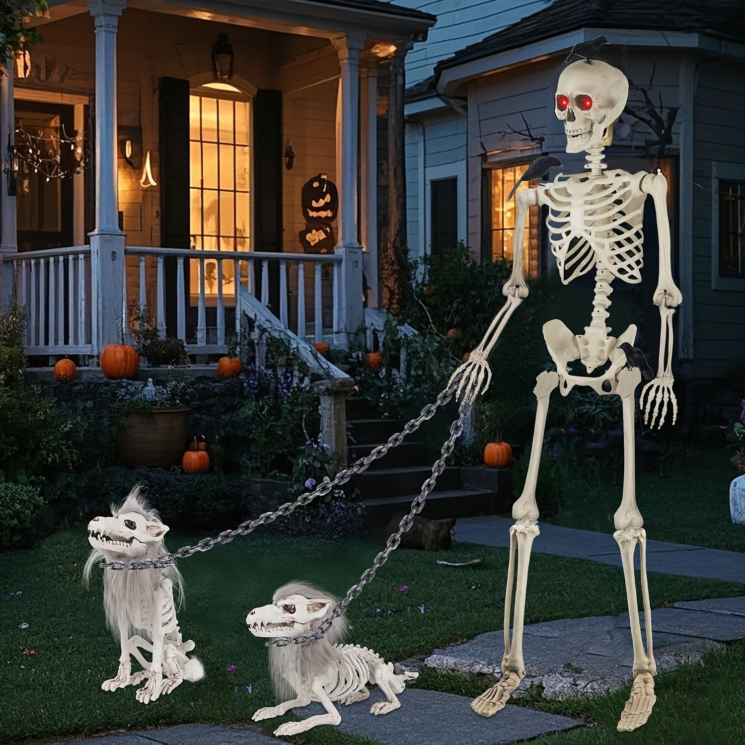 Halloween Plastic Chain Haunted Decoration Halloween - Tophatter Daily Deals