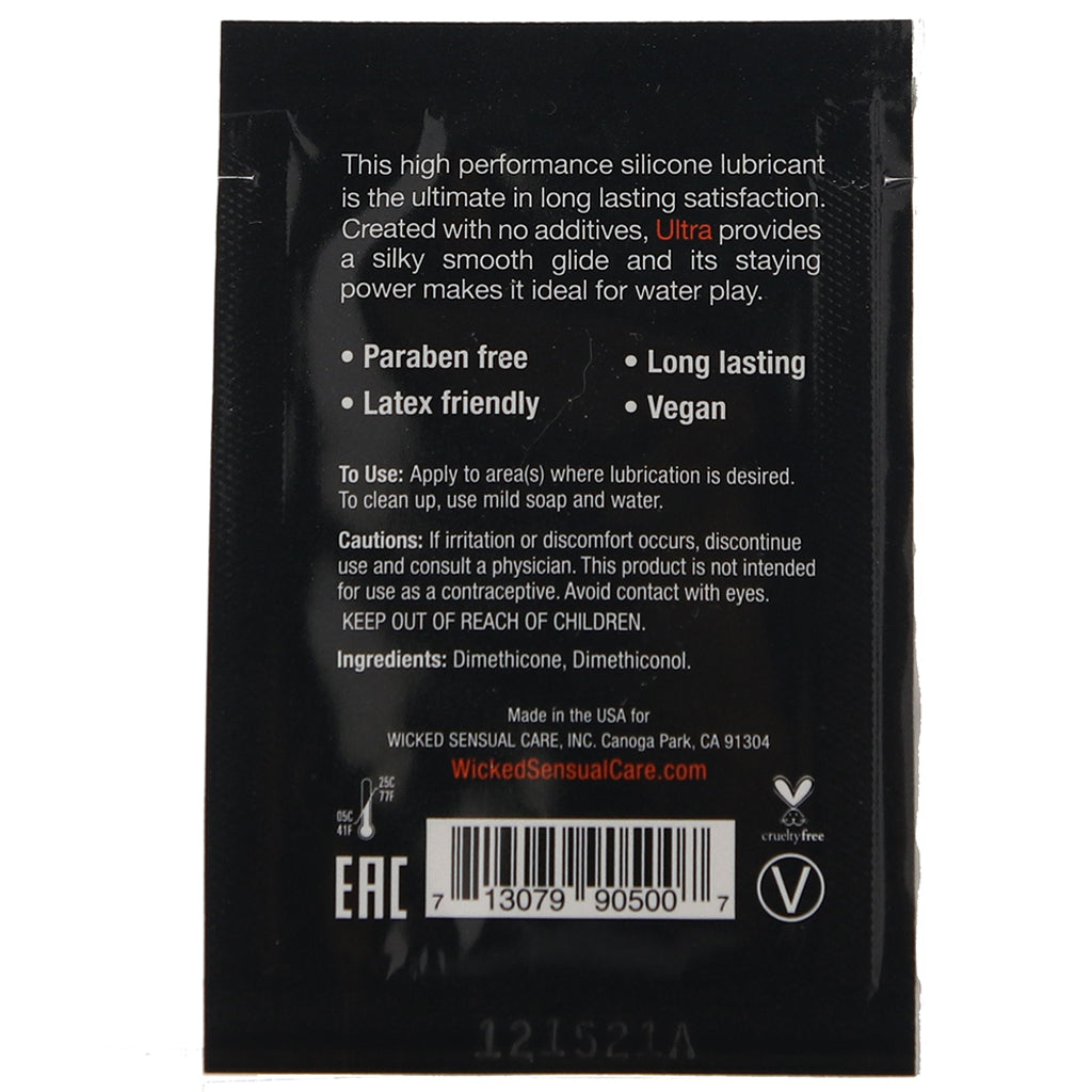 Ultra Silicone Based Intimate Lube in .10oz/3ml Lubes and Lotions > Silicone Based Sex Lubes - Tophatter Daily Deals