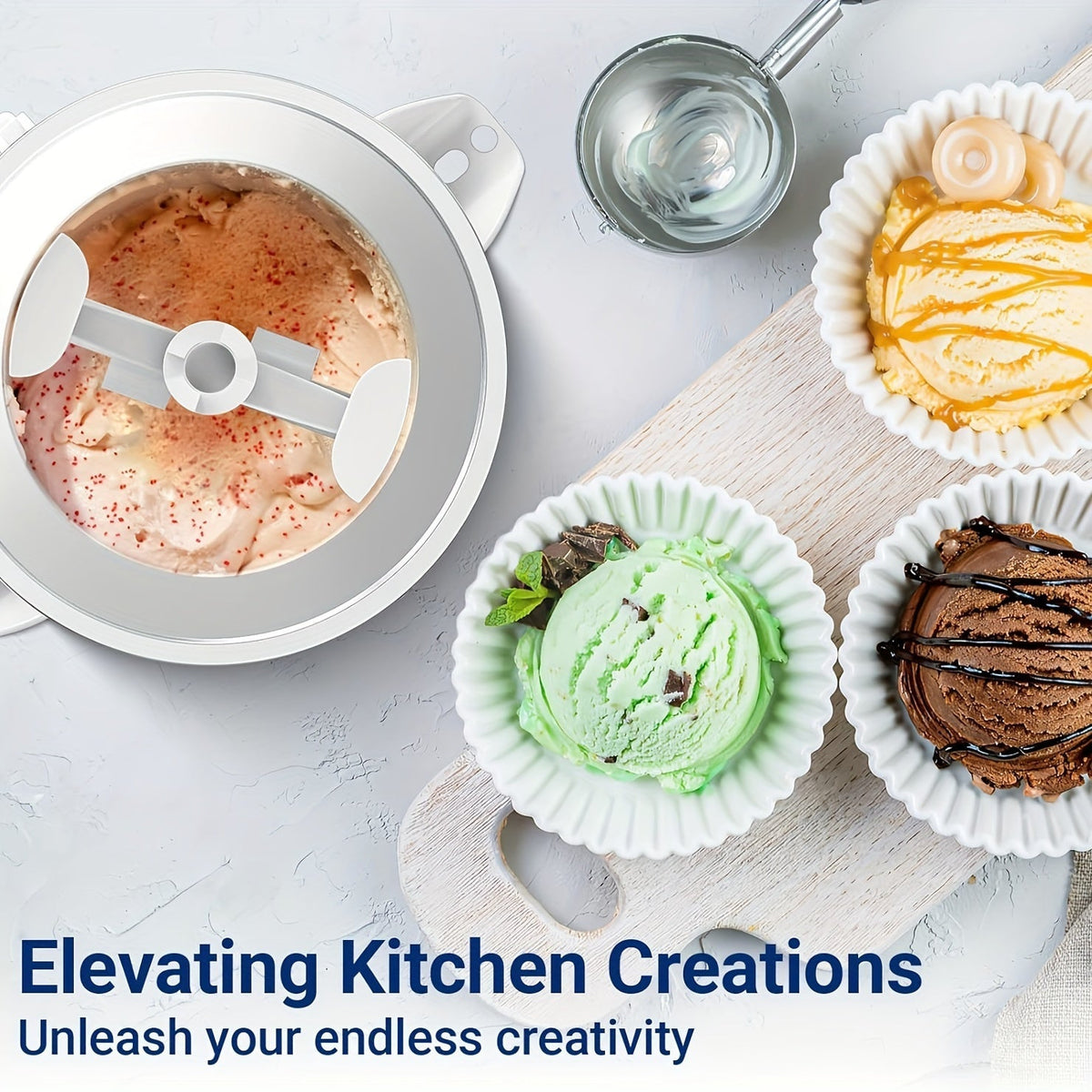 Ice Cream Attachment with Stand Mixers Appliances > Kitchen Appliances > Ice Makers - Tophatter Daily Deals
