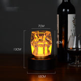 Bar Atmosphere Table Crystal Lamp Led LightsCharging Yellow light 220V US 0 - Tophatter Daily Deals