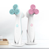 3D Smart Massage Cleanser Electric Cleanser Electric Silicone Facial Cleanser 0 - Tophatter Daily Deals