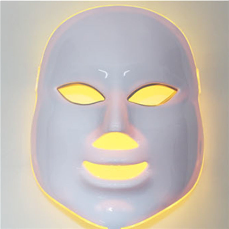 Beauty Instrument Beauty Red Purple Light Photon Skin Rejuvenation Mask Instrument Household Acne Spectrometer Face 0 - Tophatter Daily Deals