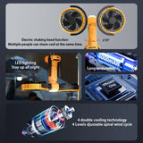 Dual Head Outdoor Camping Fan with Power Bank Camping & Hiking - Tophatter Daily Deals