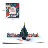 3d Christmas Greeting Card Stereo Christmas Tree Card Creative Christmas Capital 0 - Tophatter Daily Deals