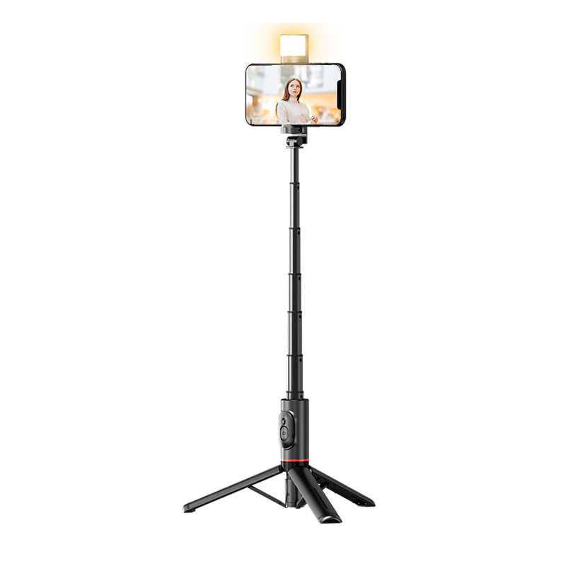 Bluetooth Remote Control Mobile Phone Selfie Stick Integrated Tripod 0 - Tophatter Daily Deals