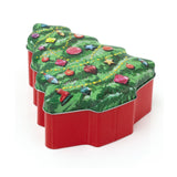 Charming Christmas Storage Tin With Festive Designs for Sweets Treats Surprises - Tree Tin - Tophatter Daily Deals