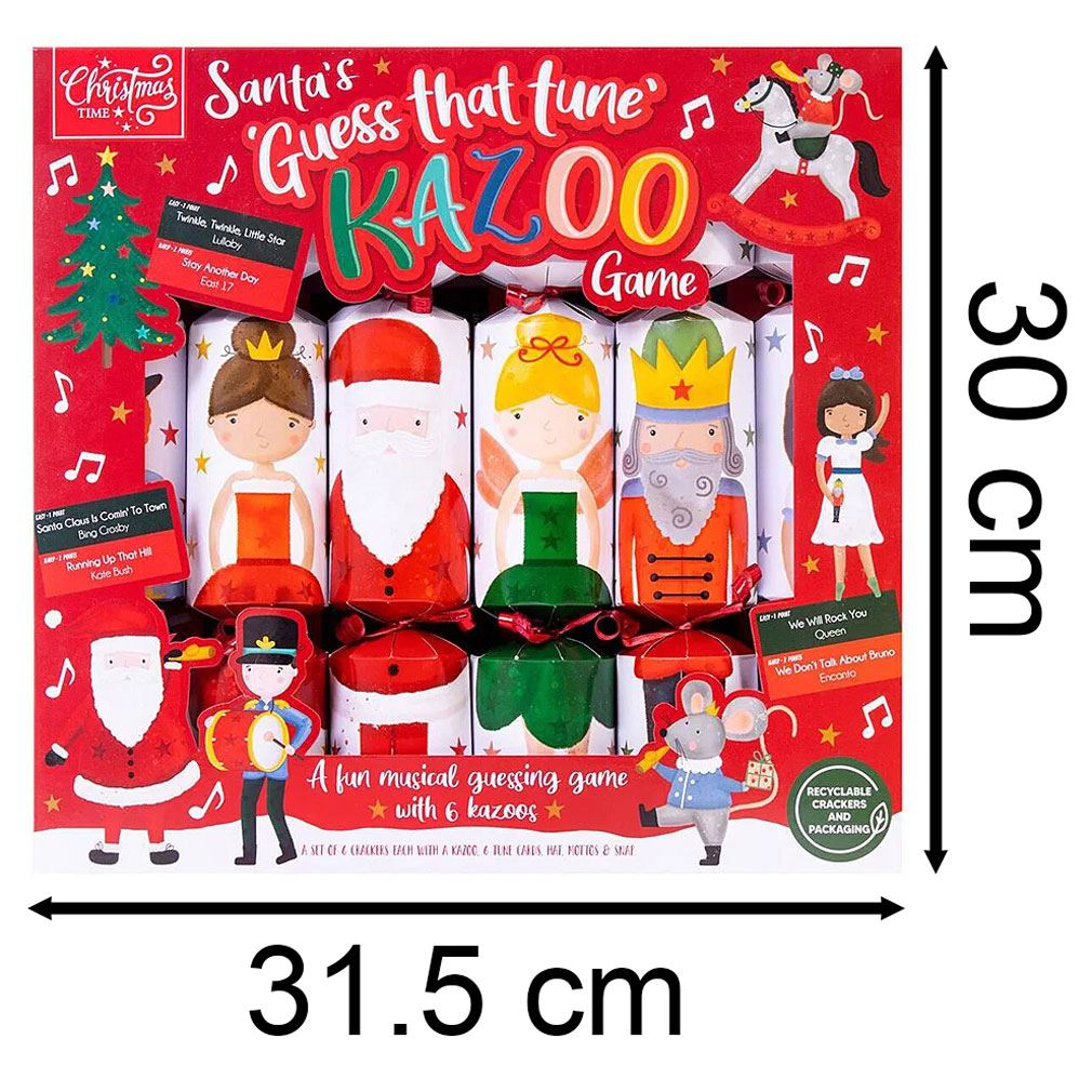 6 Kazoo Christmas Crackers | Family Musical Guess That Tune Game with Kazoo Christmas Cracker - Tophatter Daily Deals