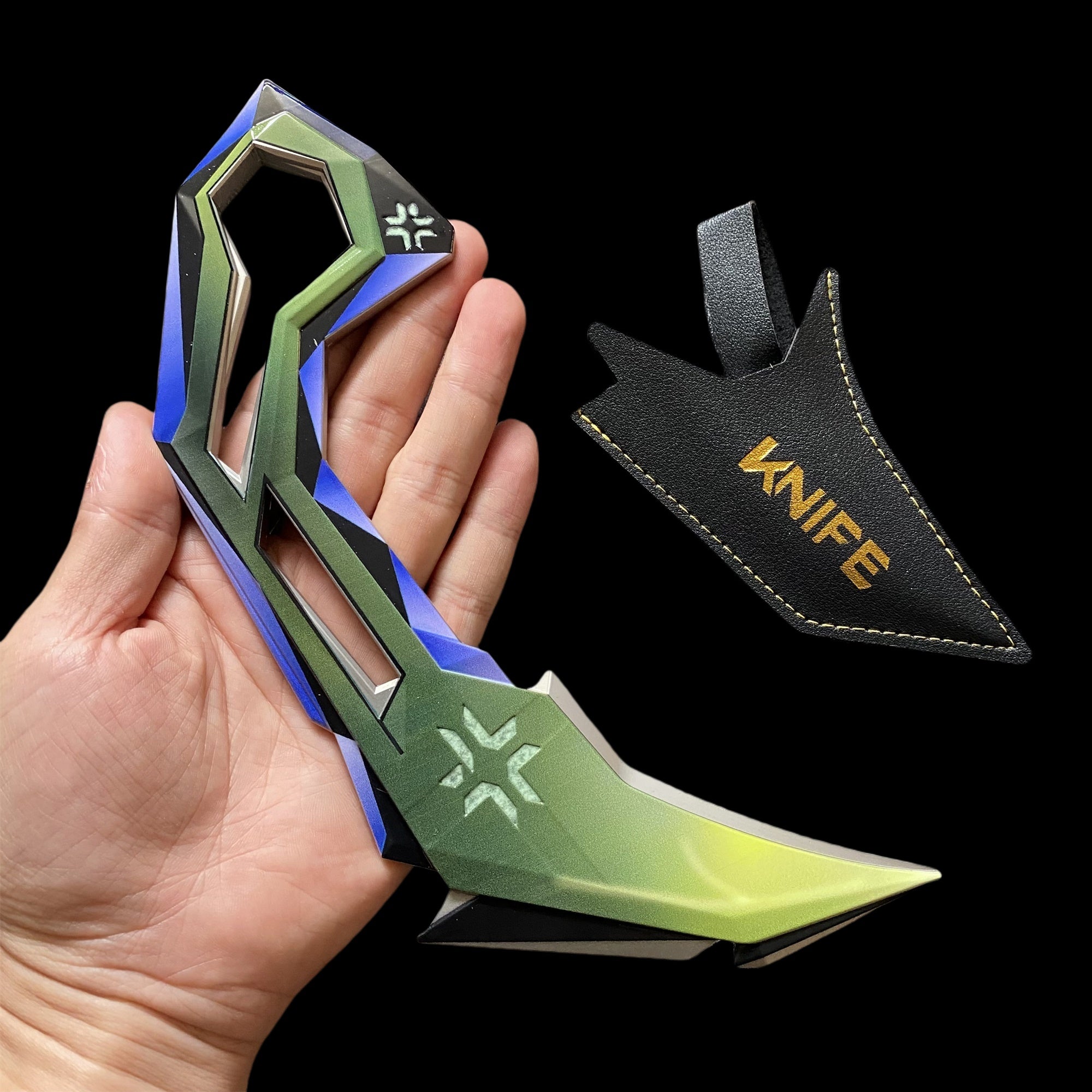 IRL VCT Karambit Blunt Blade Metal Replica Blue Only - Tophatter Daily Deals