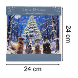 Waiting for Santa Christmas Advent Calendar | Traditional Advent Calendar Advent Calendar - Tophatter Daily Deals