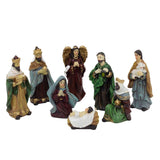 8-Piece Christmas Nativity Figurines | Traditional Holy Family Figures Set - 9cm Nativity Set - Tophatter Daily Deals