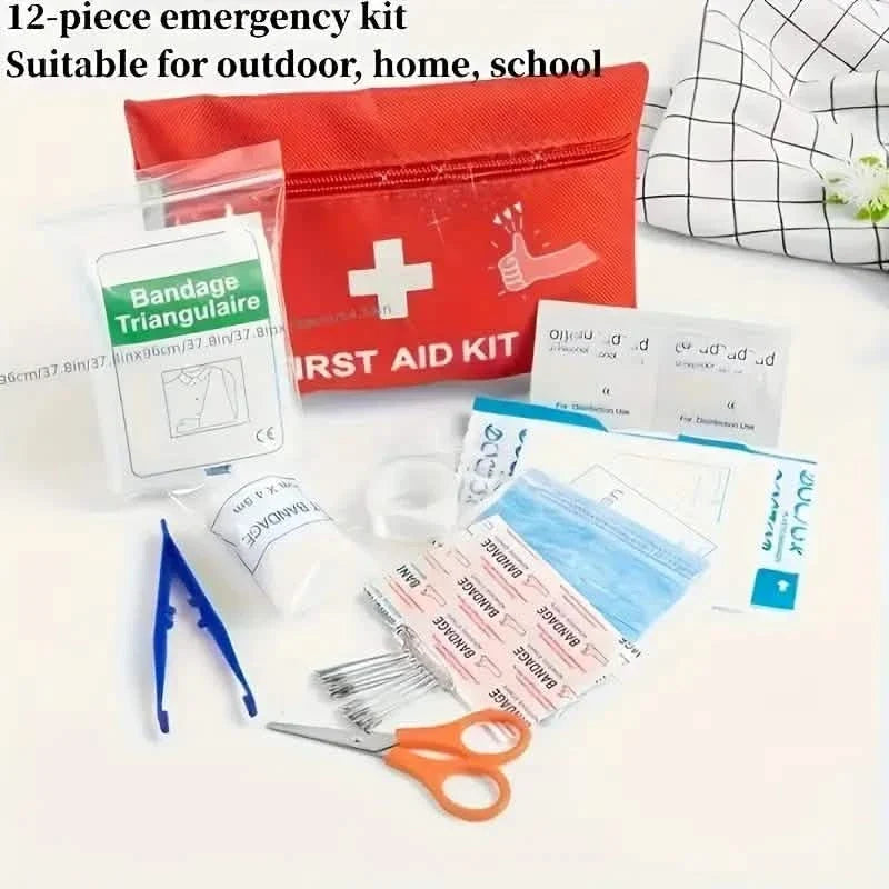 Portable First Aid Kit for Camping, Hiking & Outdoor Activities Small Outdoor Recreation - Tophatter Daily Deals