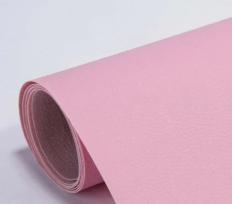 Leather Repair Patch Self Adhesive Cuttable Sofa Fix Pink 8*55in(20*138cm) - Tophatter Daily Deals