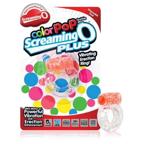 Screaming O Colour Pop Quickie Plus – Vibrating Erection Ring > Cock Ring > Vibrating - Tophatter Daily Deals