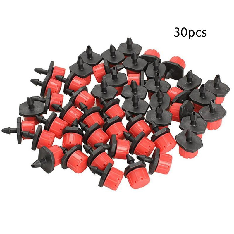 Adjustable flow dripper Black 30pcs 0 - Tophatter Daily Deals