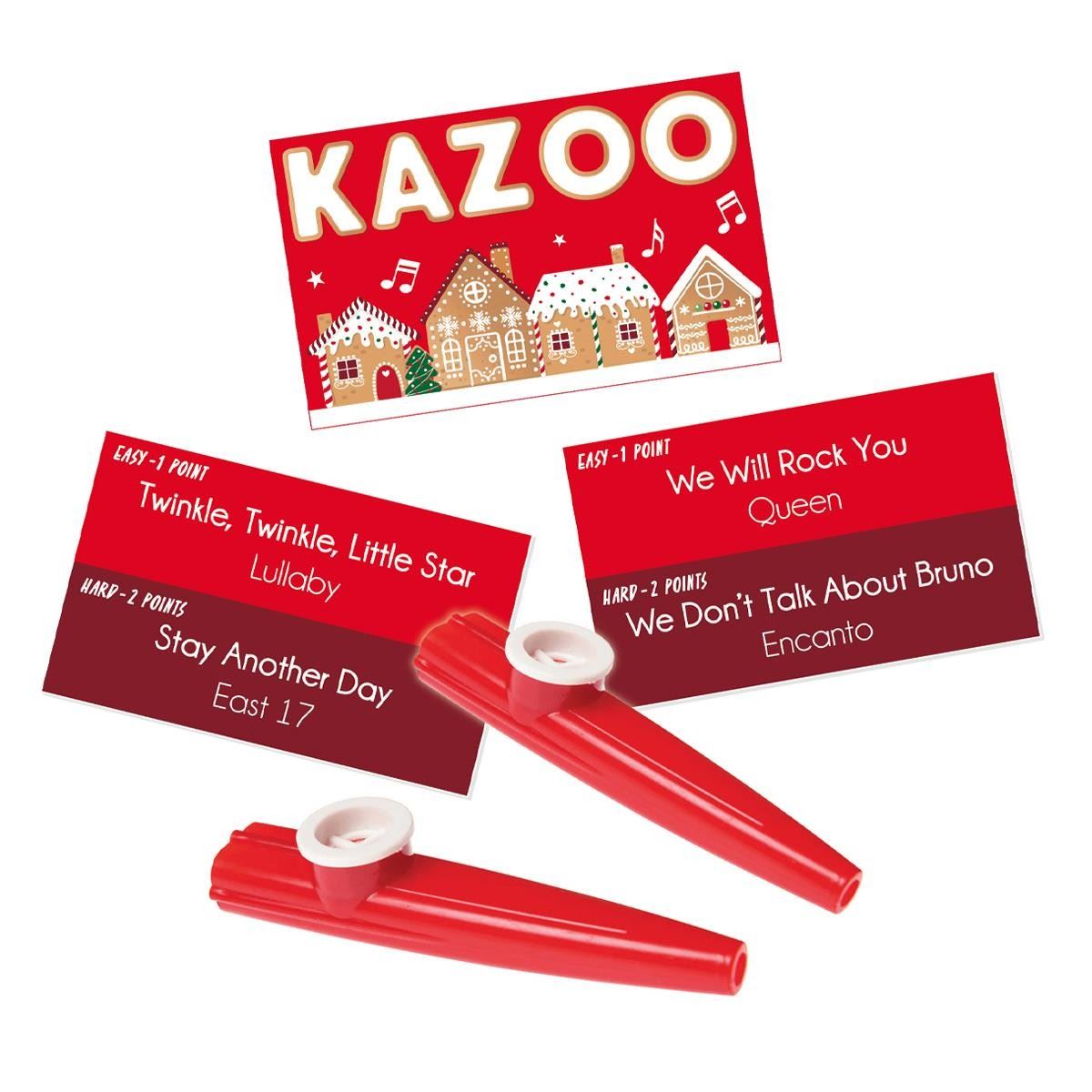 Gingerbread Kazoo Christmas Game Crackers | Set of 6 Musical Christmas Crackers Christmas Cracker - Tophatter Daily Deals