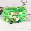 Beaded Soft Pottery Charm Bracelet Bracelets - Tophatter Daily Deals