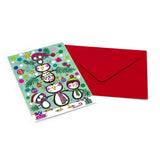 Penguin Christmas Tree - Christmas Advent Calendar Greetings Card & Envelope Advent Calendar - Tophatter Daily Deals