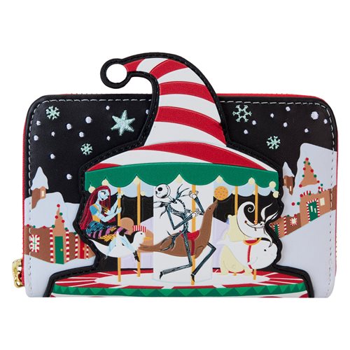 LAST ONE! The Nightmare Before Christmas – Journey to Christmas Town Zip-Around Wallet Wallet - Tophatter Daily Deals